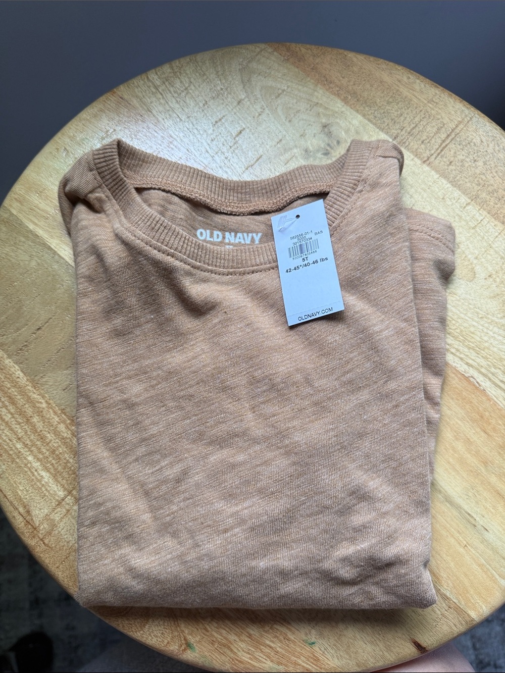 Old Navy Camel/Tan Lightweight Crewneck Top